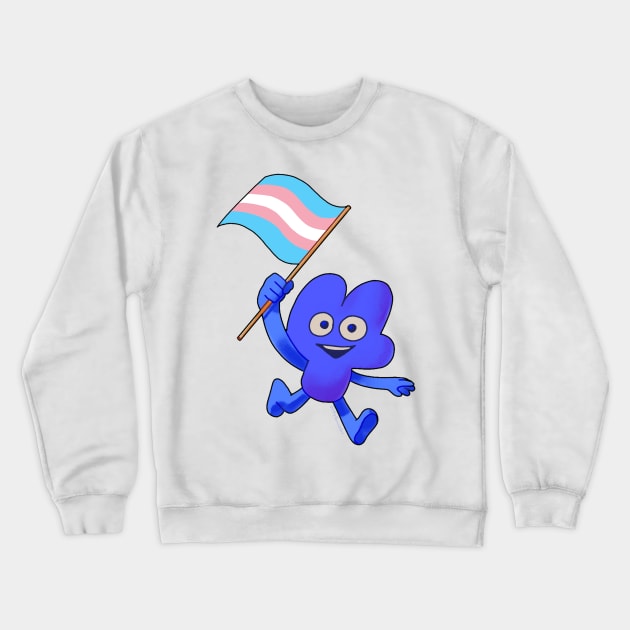 Trans Rights Pride Flag Four! Crewneck Sweatshirt by MsBonnie